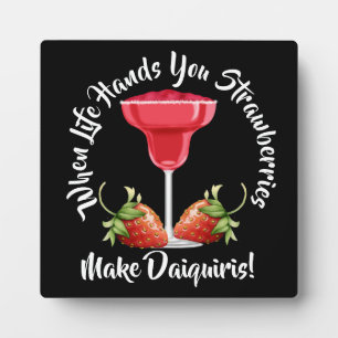 Plaque Photo Quand La Vie Te Met Des Fraises...