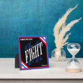 Plaque Photo Quand nous combattons, nous gagnons (Insitu)