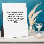 Plaque Photo Quand une porte se ferme (Côté)