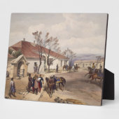 Plaque Photo Quartier général de Lord Raglan à Khutur Karagatch (Côté)