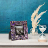 Plaque Photo Quartz d'Améthyste violet Abstrait, granit violet (Insitu)