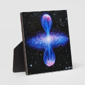 Plaque Photo Quasar bleu (Recto)
