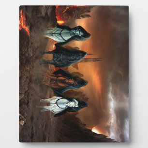 Plaque Photo Quatre Chevaliers De L'Apocalypse