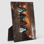 Plaque Photo Quatre Chevaliers De L'Apocalypse (Côté)