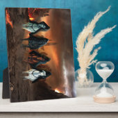 Plaque Photo Quatre Chevaliers De L'Apocalypse (Côté)