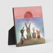 Plaque Photo Quelque chose de rouge (Recto)