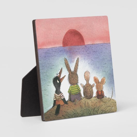 Plaque Photo Quelque chose de rouge (Recto)