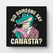 Plaque Photo Quelqu'Un A Dit Canasta (Devant)