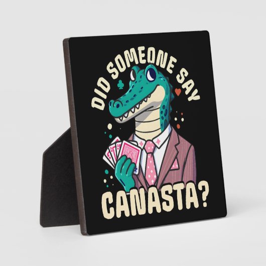 Plaque Photo Quelqu'Un A Dit Canasta (Recto)