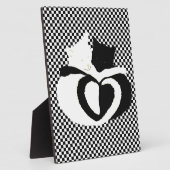 Plaque Photo Queues CAT - amour noir blanc (Côté)