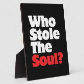 Plaque Photo Qui A Volé L'Âme ? (Côté)