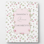 Plaque Photo Quinceanera Blush Rose Anniversaire (Devant)