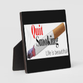 PLAQUE PHOTO QUITTER LE TABAGISME (Recto)