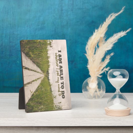 Plaque Photo Quoi Que J'Aie Mentionné (Côté)