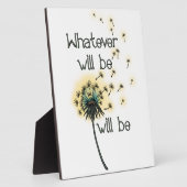 Plaque Photo Quoi qu'il adviendra (Côté)