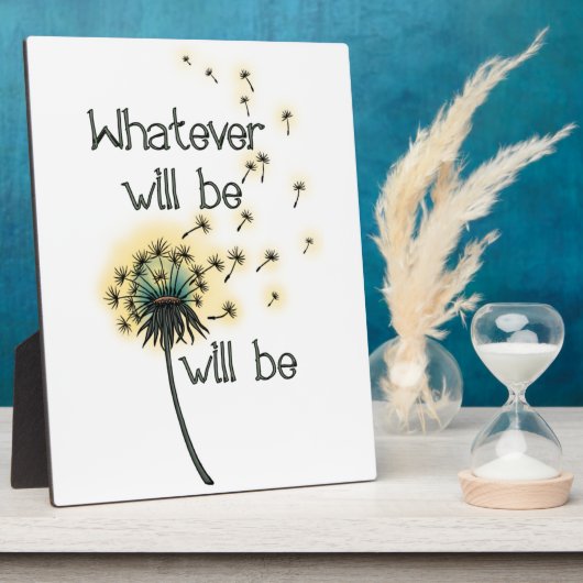 Plaque Photo Quoi qu'il adviendra (Côté)