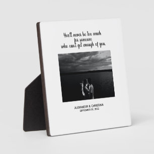 Plaque Photo Quota de couple Personalized Love