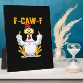 Plaque Photo Quote Rooster Meme Classic (Côté)