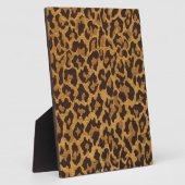 Plaque Photo RAB Rockabilly Empreinte de léopard Brown Gold (Côté)