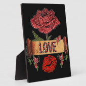Plaque Photo RAB Rockabilly Roses, Love & Lipstick (Côté)
