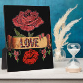 Plaque Photo RAB Rockabilly Roses, Love & Lipstick (Côté)