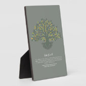 Plaque Photo RABBI Merci Cadeau, Ezekiel 34 (Côté)