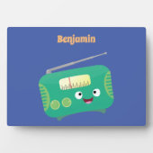 Plaque Photo radio rétro (Devant)