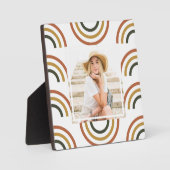 Plaque Photo Rainbow Earth Tones Photo (Recto)