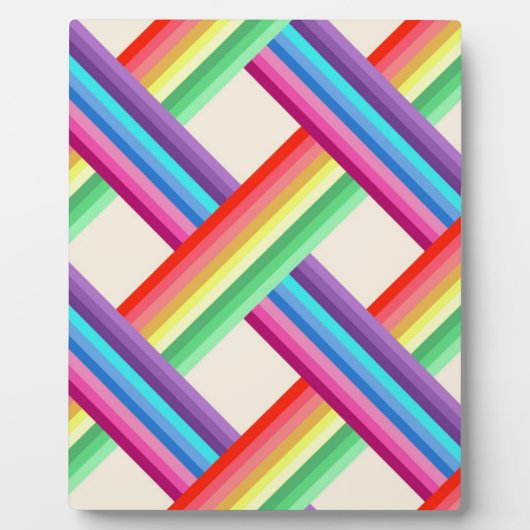 Plaque Photo Rainbow Twist (Devant)