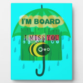 Plaque Photo Rainy Day Fun : A Bee's Perspective. "Je suis à bo (Devant)