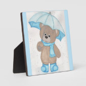Plaque Photo Rainy Daze Teddy Bear (Recto)