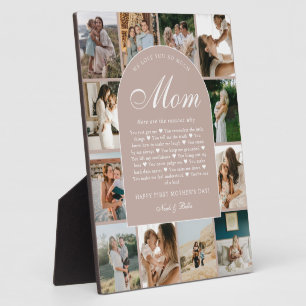 Plaque Photo Raisons Rose Poussiéreux pour lesquelles on t'aime