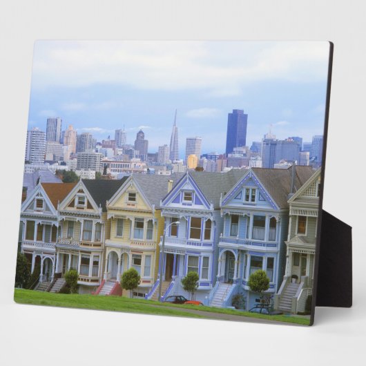 Plaque Photo Rangée de maisons victoriennes (Côté)