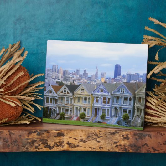 Plaque Photo Rangée de maisons victoriennes (Côté)