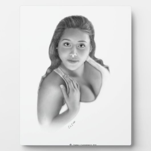 Plaque Photo Raquelle R (Devant)