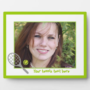 Plaque Photo Raquette de tennis et coutume de balle