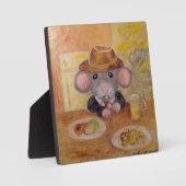 Plaque Photo Rat de pub (Recto)