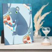 Plaque Photo rat pizza (Côté)