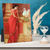 Plaque Photo Ravi Varma Paintings-Hamsa Dhayamthi (Côté)