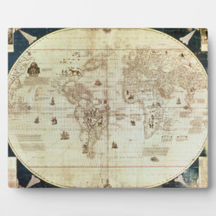Plaque Photo Rc C 2487 Carte du Monde, conçue par Sebastien