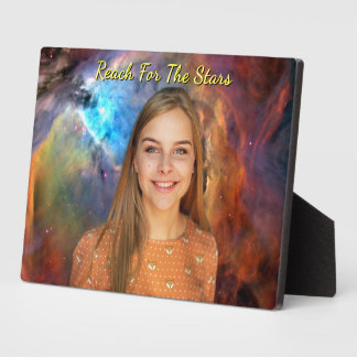 Plaque Photo Reach for the Stars Custom Photo Orion Nebula 5x7