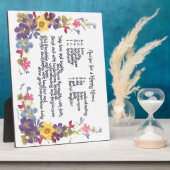 Plaque Photo Recette Accueil heureuse (Côté)