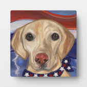 PLAQUE PHOTO RÉCUPÉRATION DE LABRADOR (Devant)