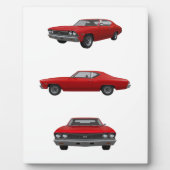 Plaque Photo Red 1968 Chevelle SS : (Devant)