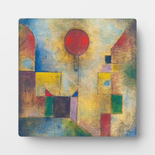 Plaque Photo Red Balloon Paul Klee