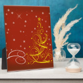 Plaque Photo Red Christmas scene (Côté)