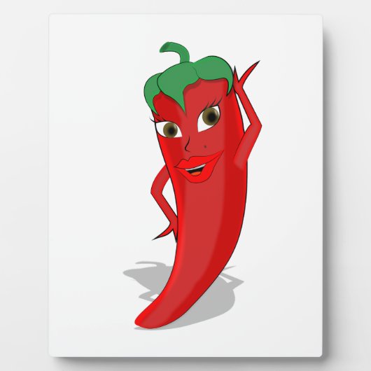 Plaque Photo Red Hot Pepper Diva (Devant)