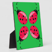 Plaque Photo Red Ladybugs (Côté)