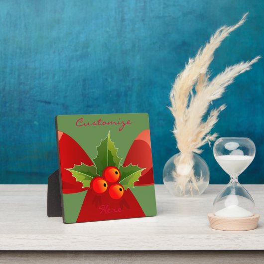 Plaque Photo Red Ribbon (Insitu)