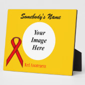 Plaque Photo Red Standard Ribbon Modèle par Kenneth Yoncich (Côté)